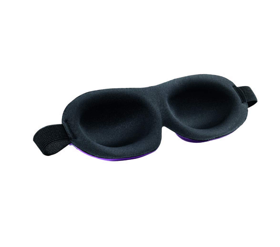 Bucky Ultralight & Comfortable Contoured Sleep Eye Mask, Gold Eyelash, One Size,5824