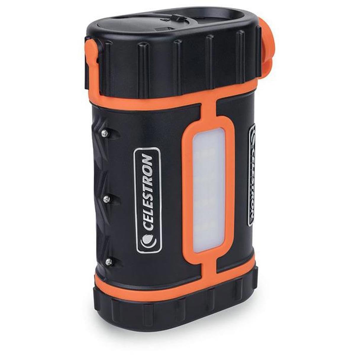 Celestron - PowerTank Lithium Pro Telescope Battery – Rechargeable Portable 12V Power Supply for Computerized Telescopes – 17 Hour Capacity/ 158.74Wh - Red/White LED Light - 2 USB Ports