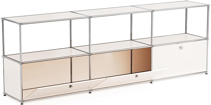 Modern Storage Cabinet Sideboard Versatile Free-Standing Organizer Cabinets