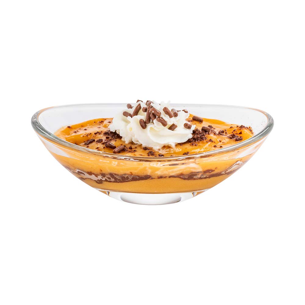 Restaurantware 2 Ounce Mini Glass Bowls 60 Dishwasher-Safe Glass Prep Bowls - Oval Lead-Free Clear Glass Prep Dishes For Desserts Or Appetizers For Spices Condiments Or Ingredients