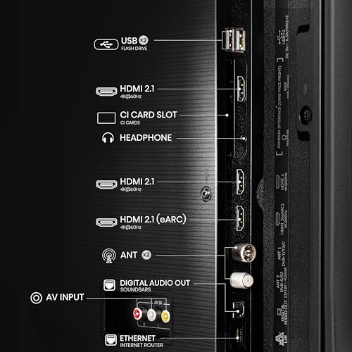 Hisense 50 Inch 4K Smart TV 50E6NTUK - Dolby Vision, Game Mode PLUS with 60Hz VRR ALLM, Smooth Motion, AI Sports Mode, Vidaa OS with Freely, Youtube, Netflix and Disney+ & Now TV (2024 Model)