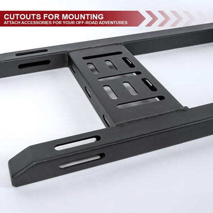 Armordillo Pinch Clamp Style Truck Bed Tire Rack Carrier with Gas Can Mount|Compatible with Full Size Pickup Trucks|8739242|Matte Black