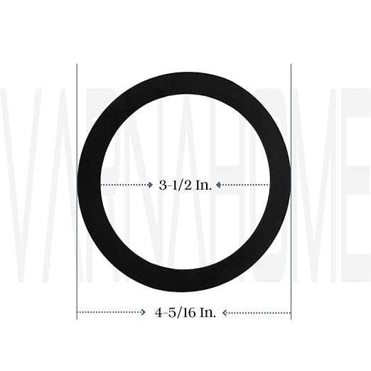 O-Ring Strainer Gasket Set, 2 EPE O-Ring Gasket, 1 Rubber Seal Ring and 1 Paper