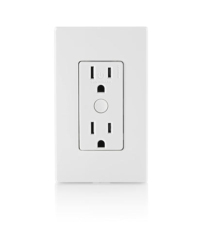 Leviton Decora Smart Switch, Wi-Fi 2nd Gen, Neutral Wire Required, Works with Matter, My Leviton, Alexa, Google Assistant, Apple Home/Siri & Wired or Wire-Free 3-Way, D215S-1RW, White