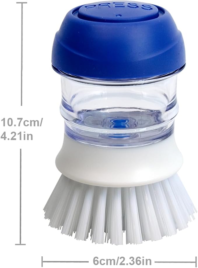 CELOX Dish Brush with Soap Dispenser, Palm Brush
