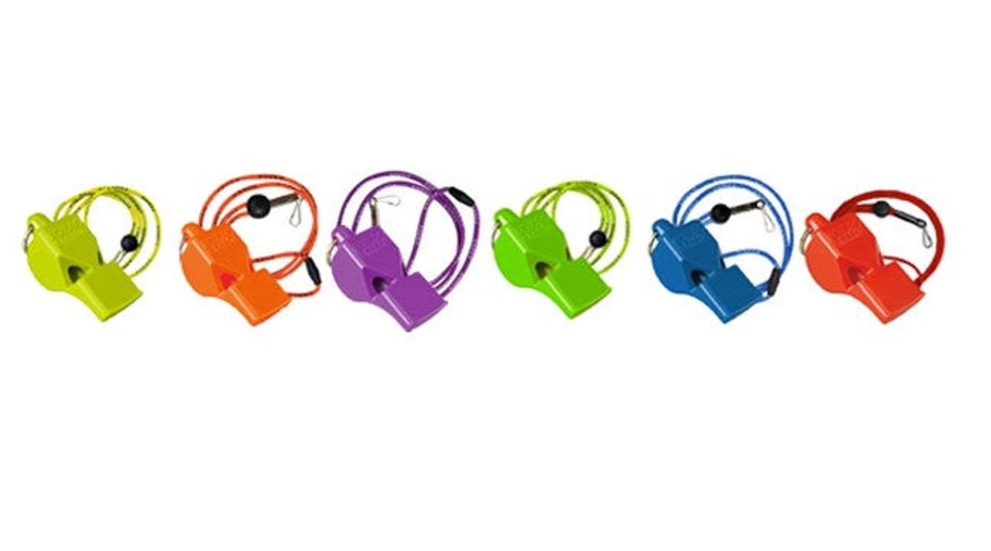Fox 40 Classic CMG Pealess Safety Whistle, 115 dB, Purple, Lanyard
