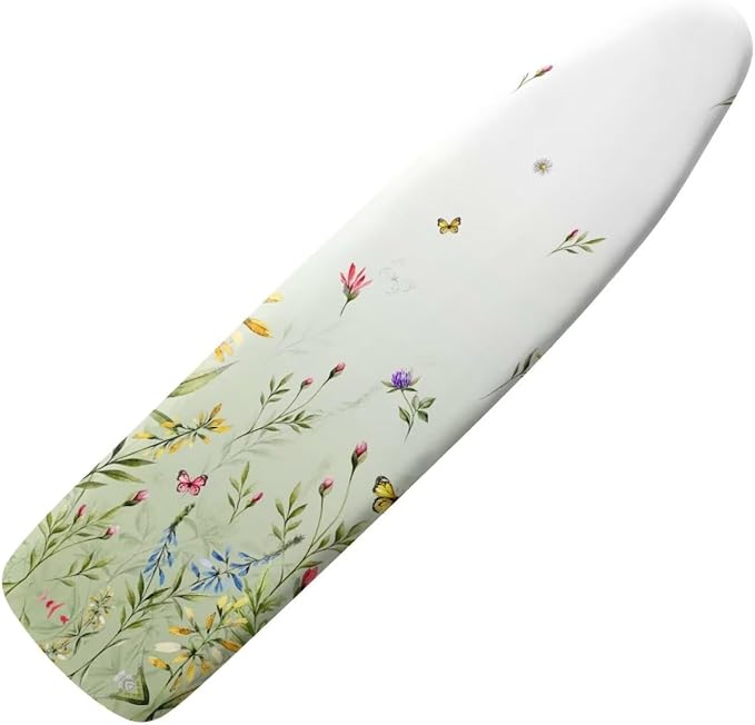 Simple Floral Ironing Board Cover Scorch and Stain Resistant Pressing Cloth