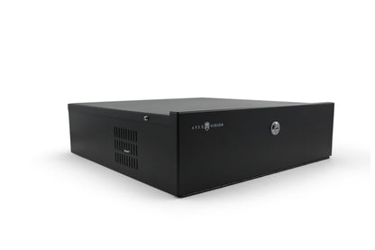 ARES VISION DVR Lock Box 18" x 18" x 5" – Heavy Duty 16 Gauge Steel Security Enclosure with Fan, Lock & Key, Cable Knockouts – Secure NVR, Router, AV Equipment for Home & Commercial Use