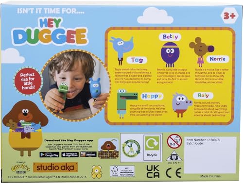 Hey Duggee 1870R Squirrel Figurine Set with Duggee, Multicolor