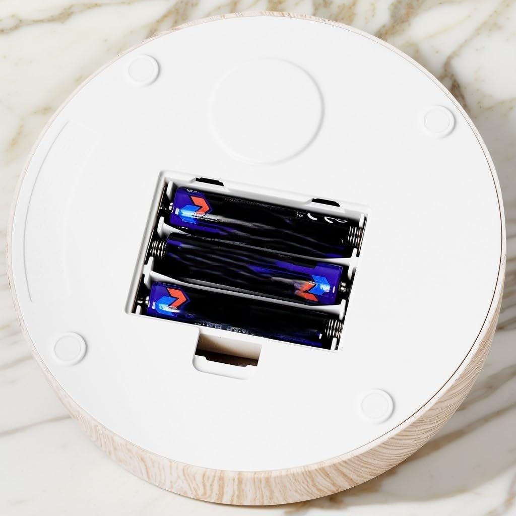 ZEERSHEE Light Base for Glass Art 4.5" Rotating Display LED Wood Base