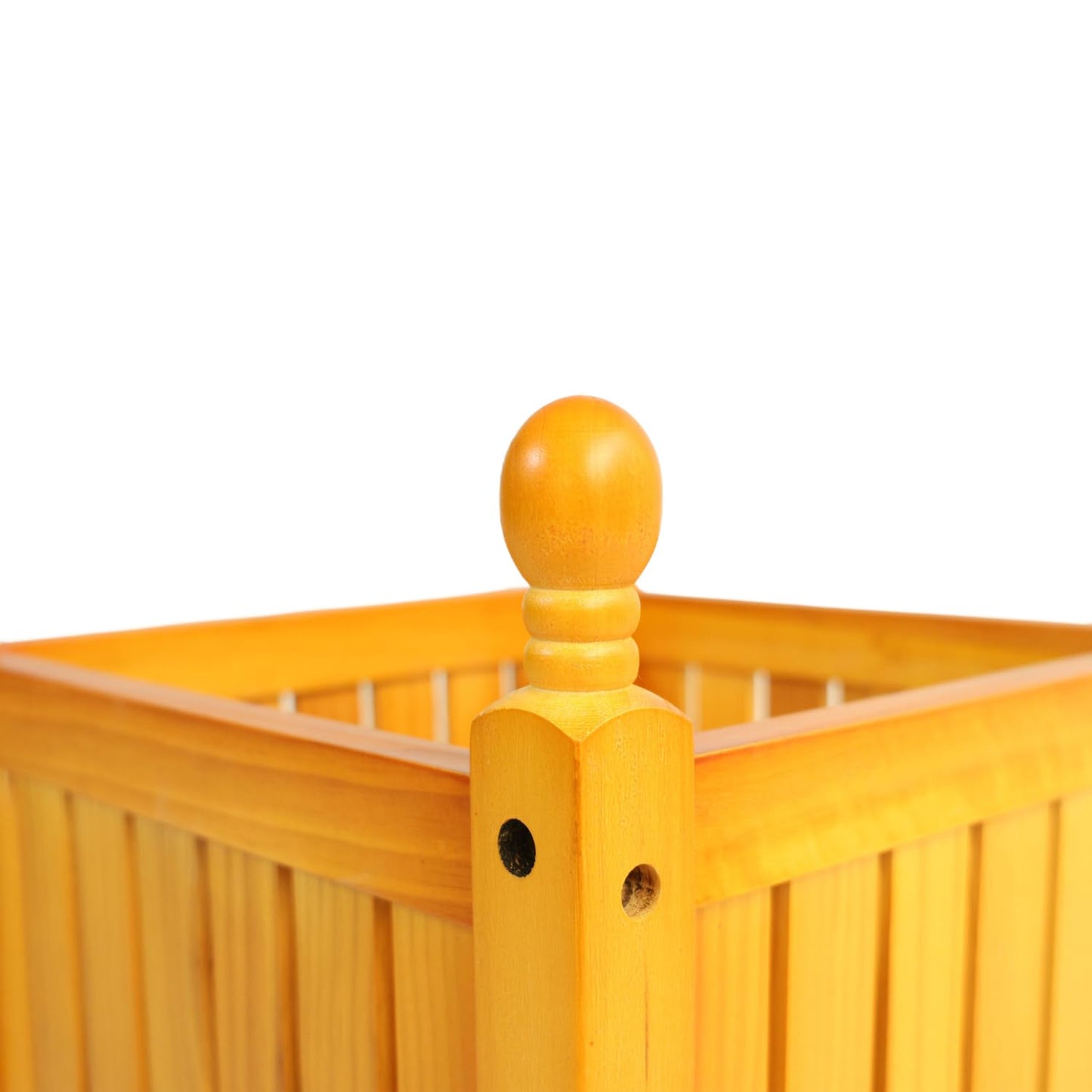Geelife Wooden Outdoor Square Planter Box for Garden, Porch & Patio - Teak