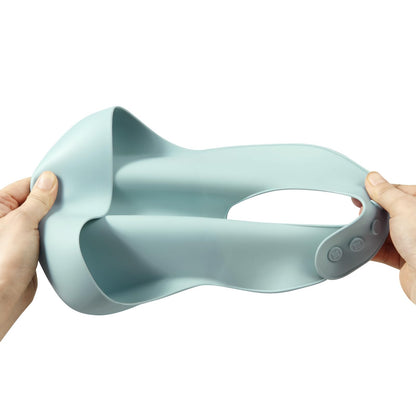 PandaEar Silicone Baby Bibs - 3 Pack Unisex | Waterproof Toddler Bibs with Large Food Catcher