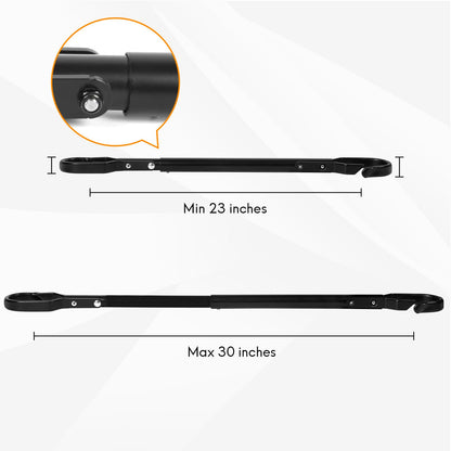Soarify Bike Rack for Car, SUV, RV, Mount Hitch Bike Rack, Up to 143 lbs Load Bicycle Rack Carrier Rubber Straps, Tilt Release with 2" Hitch for Cars (4 Bikes+BAR)