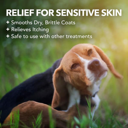 Vet's Best Hypo-Allergenic Shampoo for Dogs | Dog Shampoo for Sensitive Skin | Relieves Discomfort from Dry, Itchy Skin | Cleans, Moisturizes, and Conditions Skin and Coat 500ml