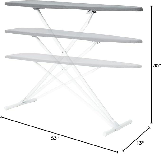 Full Size Ironing Board with Cover & Pad – Made in USA by Seymour Home Products