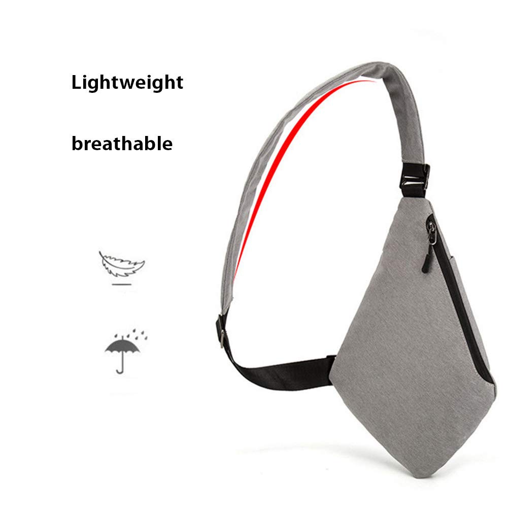 Ovecat Unisex Anti Theft Sash Sling Crossbody Bag