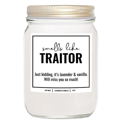 You Nique Designs New Job Candle for Women, 9 Ounces, Going Away Gifts for Coworker, Coworker Leaving Candle for Women, Farewell, Goodbye, All Natural Soy Aromatherapy Candles (Lavender & Vanilla)