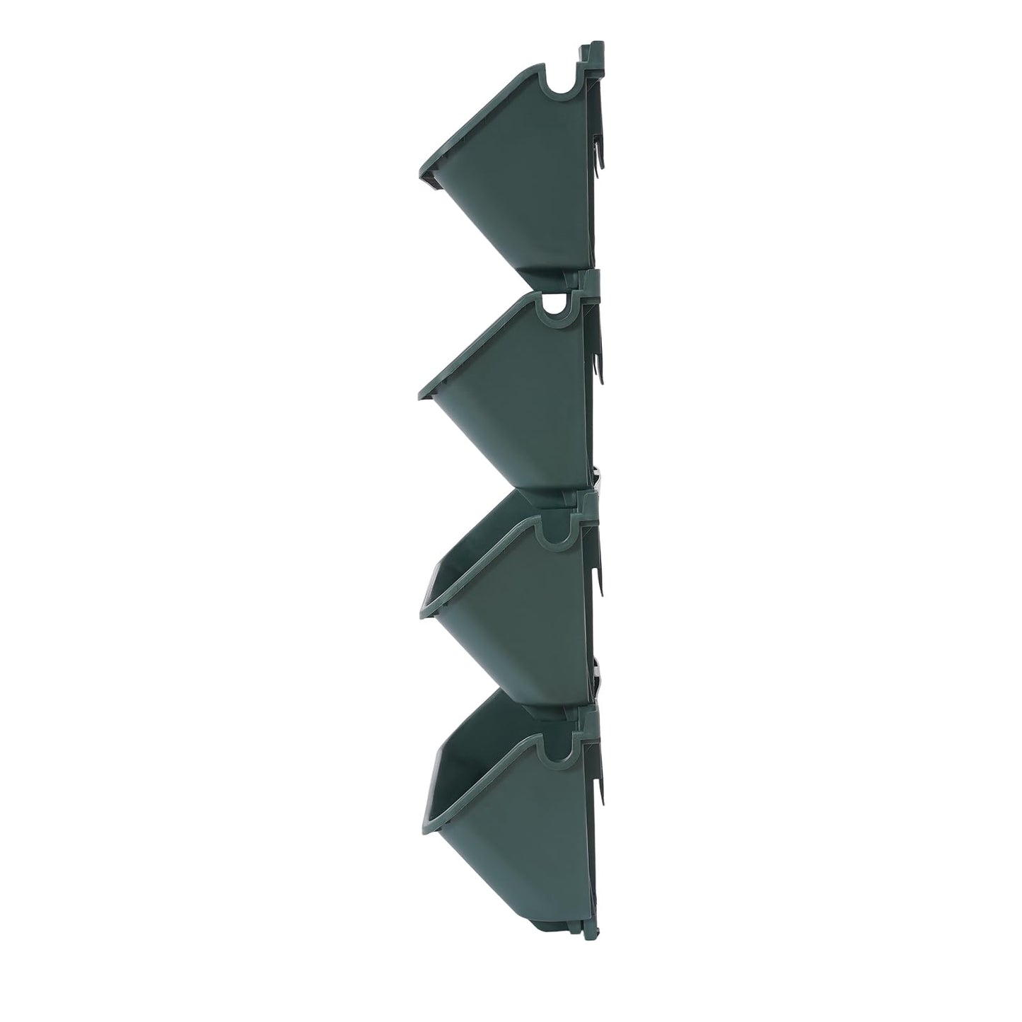 24 Pack Vertical Garden Planter,13 inch Wall Mounted Planter for Patio Indoor Outdoor Decor, Garden Self Watering Pot Balcony Plant Vegetable Fruit Herb Hanging Pocket Holder Flowerpot (Army Green)