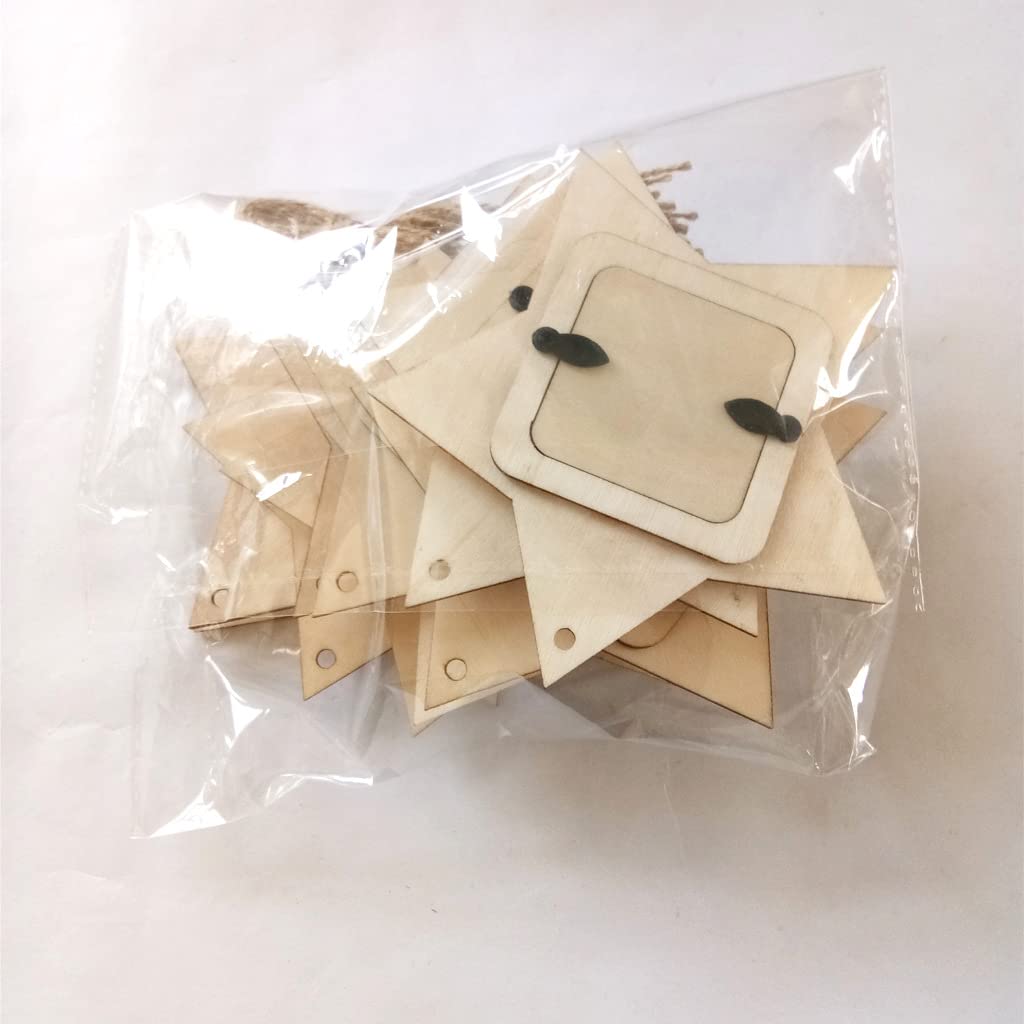 10Pcs Unfinished Wood Picture Frames Star Photo Frame Ornaments Mini Hanging Picture Frames for Crafts, DIY, Home Decoration