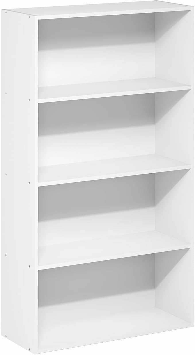 Furinno Jaya Book Shelf, 4-Tier Book Shelf, Bookcase