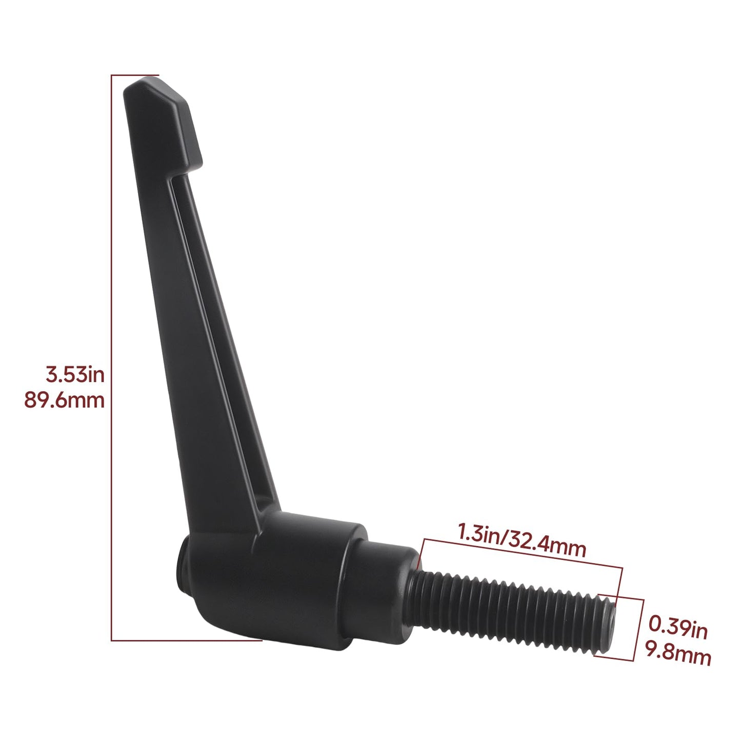 Suitable for Peloton Exercise Bike Seat and Handlebar Height Adjustment Handle Replacement – Alloy L Handle for Vertical Post, Exercise Bike Parts and Tools for Seat/Handlebar Up and Down Adjustment