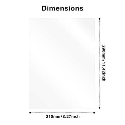 Photon Mono M5s FEP Release Film 210*290mm Compatible with Anycubic Mono M5s Pro/Mono M5s/Mono M5,Photon M3 Premium,for ELEGOO Saturn 3,Saturn 3 Ultra,Saturn 2,Saturn 8K,Halot Mage/Pro 3D Printer-5pcs