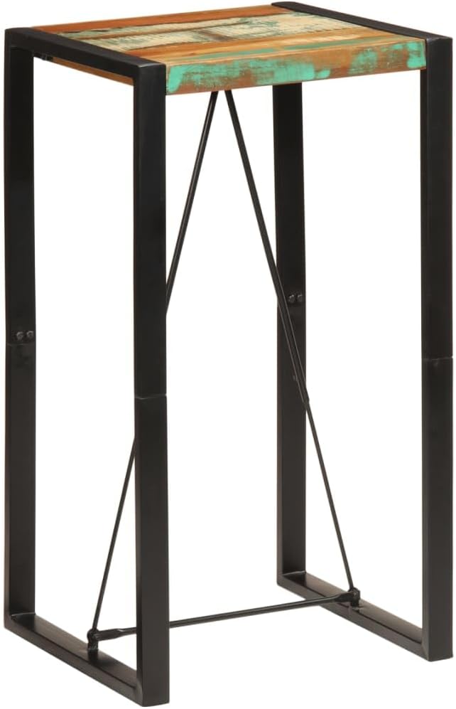 SKM Bar Table 60x55x110 cm Solid Wood Reclaimed
