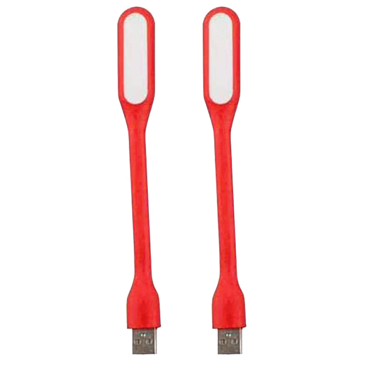 Mini Flexible Light, Portable USB Led Reading Night Lamp for PC Laptop Computer Notebook Power Bank - 2 Pack (Black)