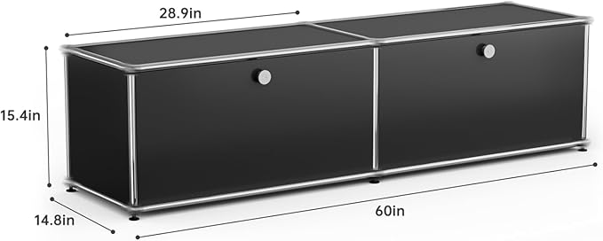 Modern Storage Cabinet Sideboard Versatile Free-Standing Organizer Cabinets