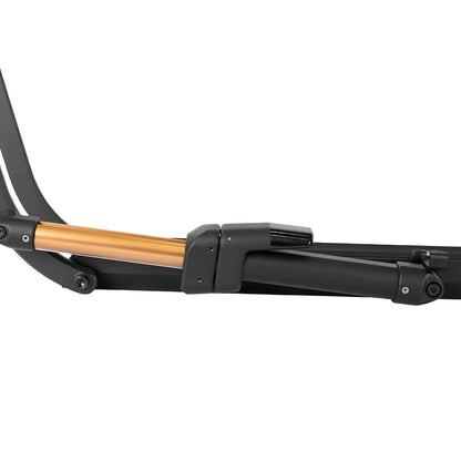 KUAT Piston SR - Secure Rugged Durable Kashima-Coated Portable Foldable Easy-to-Use No Frame Contact Rooftop Bike Rack with 53" Max Wheelbase & 5" Max Tire Width, 1 Bike Capacity