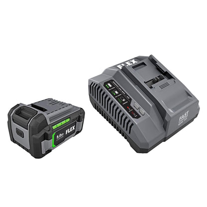 FLEX 24V Lithium-Ion Starter Kit with 5.0Ah Lithium Battery and 160W Fast Charger - FX0411-1C
