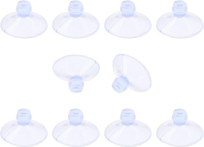 10 Pack Glass Tableholders - 18mm Rubber Suction Cups