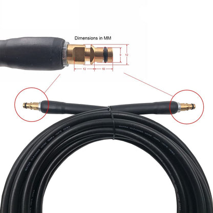 High Pressure Washer Replacement Hose for Karcher K2 K3 K4 K5 K6 K7 High Pressure Cleaner Hose, Click Type Plug Quick Connector and Release