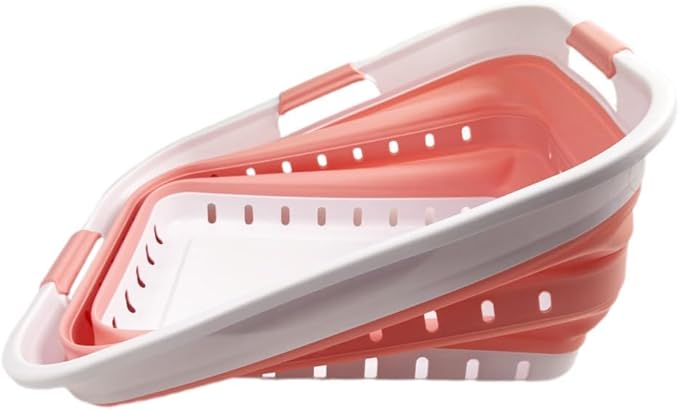 SAMMART 42L Collapsible Plastic Laundry Basket