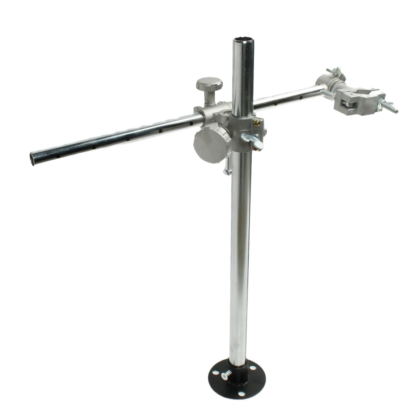 Welding Torch Holder Support Mig Tig Gun Holder WIth V-Clamp Mountings for Gas Torch Cutting Machine, Positioner Turntable, Horizontal Bar 500mm(19.68in), Vertical Bar 600mm(26.6in)