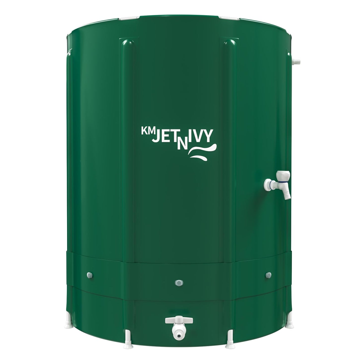 KMJETNIVY Rain Barrel Anti-Collapse Collapsible Rainwater Collection System,Portable Water Storage Tank,Garden Water Catcher(265G)