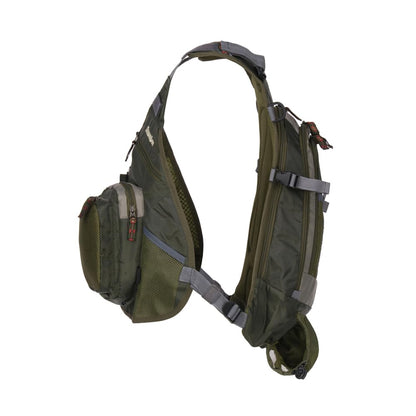 Snowbee Fly Vest Backpack – One‑Size Adjustable Fly Fishing Vest with Built‑in Expandable Backpack, 840D Rip‑Stop Waterproof Fabric & Multiple Gear Pockets for River & Bank Anglers