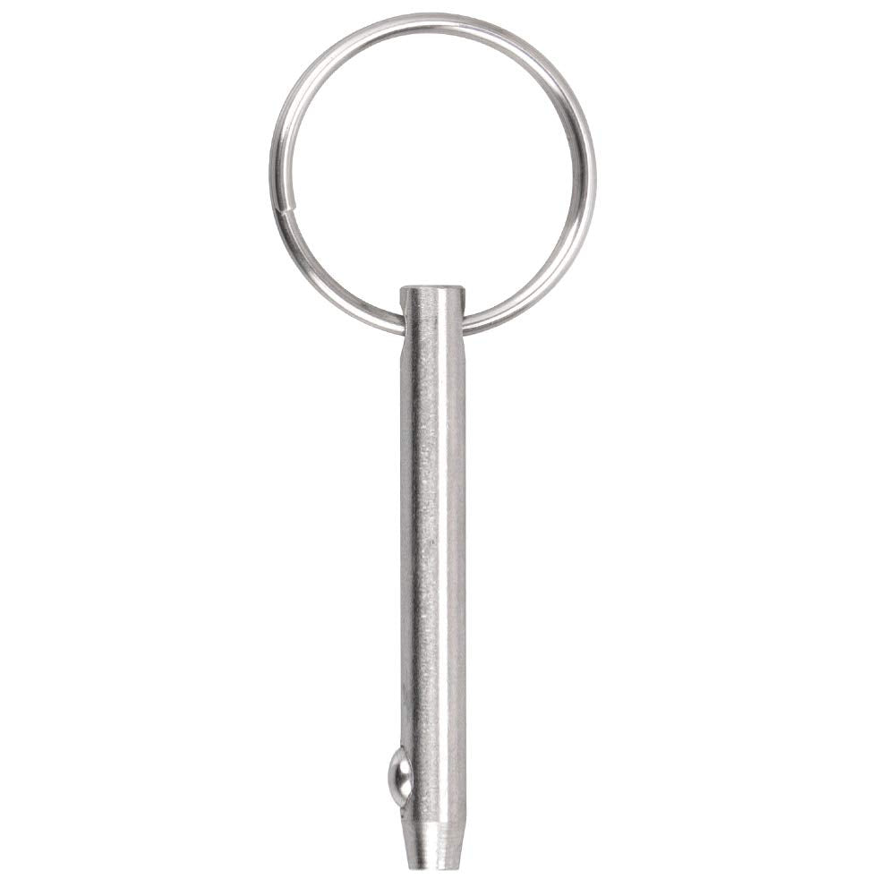 Quick Release Pin Bimini Top Pin Diameter 0.25 Inch, Total Length 3 Inch, Usable Length 2.4 Inch Full 316 Stainless Steel (4 PCS)