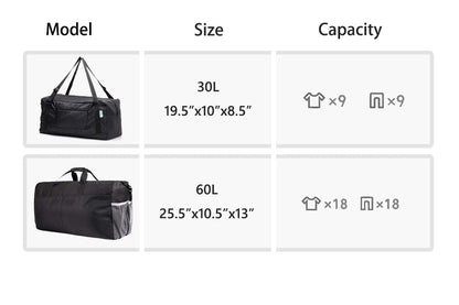 HOLYLUCK Foldable Travel Duffel Bag For Women & Men Luggage Great for Gym, army green, OneSize, Travel Bag