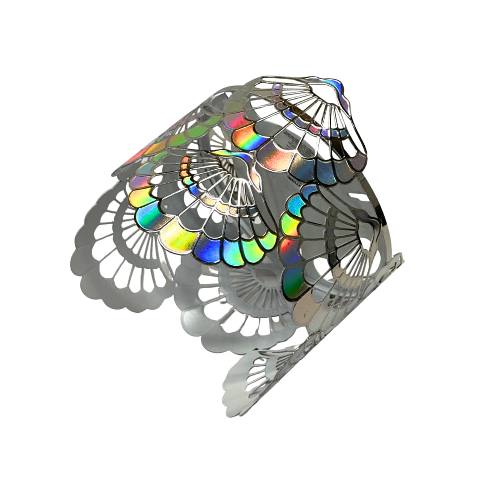 Bath & Body Works OPALESCENT Seashells – Coastal Decorative Metal Sleeve – Fits Standard 3-Wick Candles