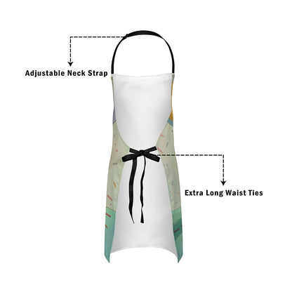 Erosebridal Cute Beaver Apron, Wild Animal Waterproof Apron For Cooking Kitchen Baking Gardening, Wildlife Kitchen Aprons, Happy Birthday Cake Candle Balloon Cooking Aprons