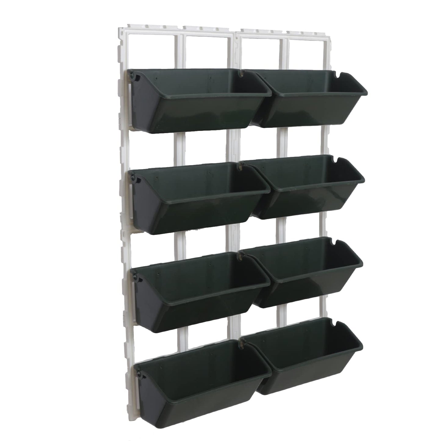 TITIDU Outdoor Raised Garden Bed 4-Tiers Vegetable Elevated Planter Box Herb Garden,Indoor Outdoor Freestanding Planter for Vegetables, Herbs, Flowers (Black)