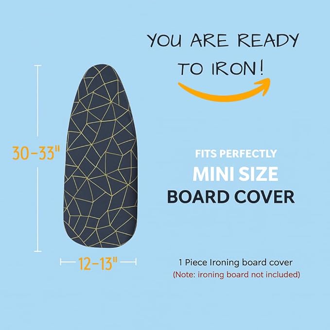 SAVUK 12 X 30 inch Smart Table top Ironing Board Cover and Pad