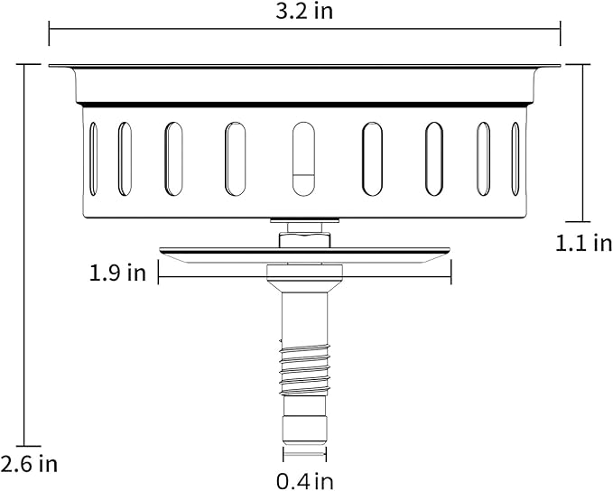 KONE Kitchen Sink Stopper Strainer Replacement