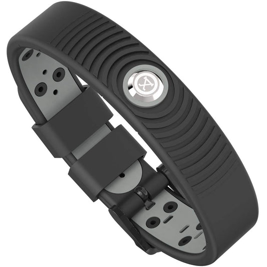 PROEXL 18 MAX Sports Magnetic Bracelet for Men - Waterproof - Breathable Strap - Super Strength - Black Gray