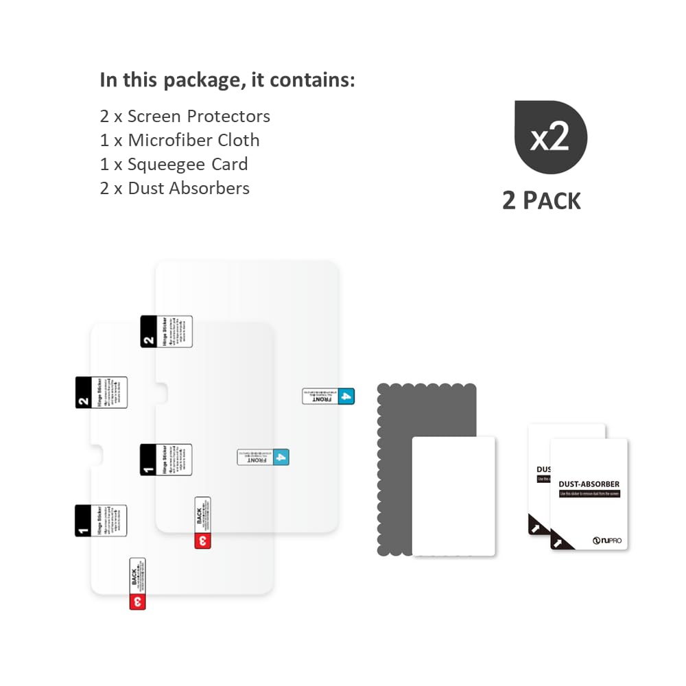 Anti-Glare Screen Protector (2 Pack), for Amazon Fire HD 8 tablet (2022 & 2024 releases)