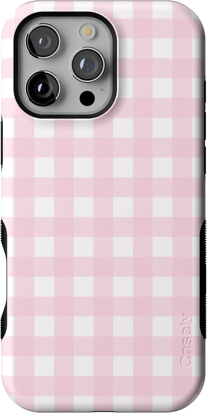 Casely iPhone 16 Pro Max Case | Blue Stripes | Sunday Best | Compatible with MagSafe | Bold Protective Design