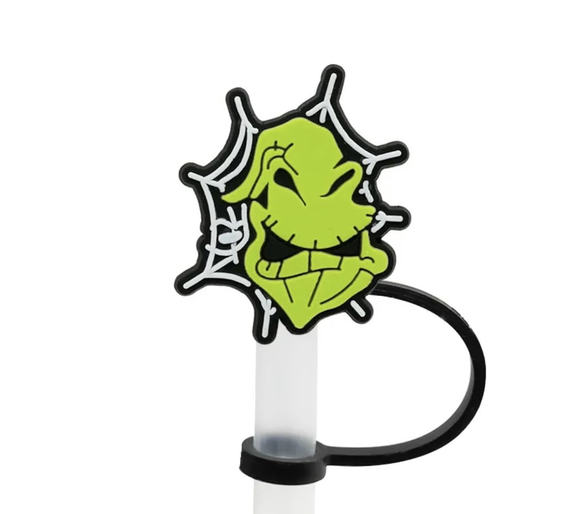 6 Pack 10mm Straw Toppers Compatible With Stanley 30oz & 40oz Tumbler Cups (Halloween Bundle)
