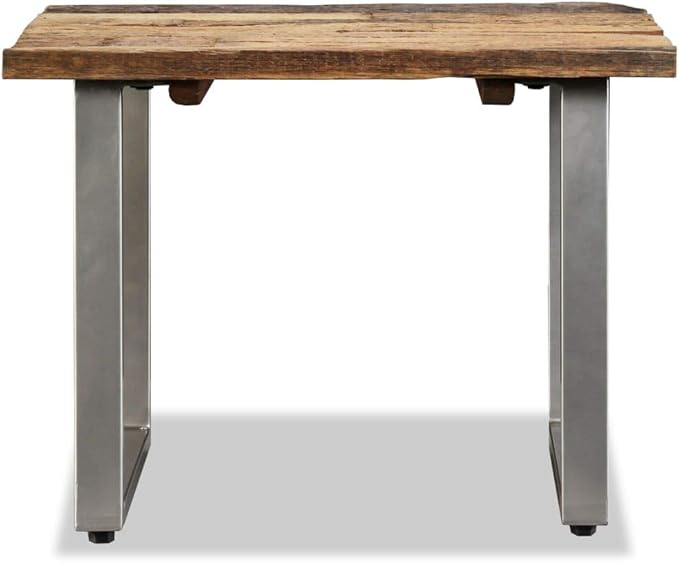 Coffee Table Solid Reclaimed Wood 21.7"x21.7"x15.7", Center Table, Side Table