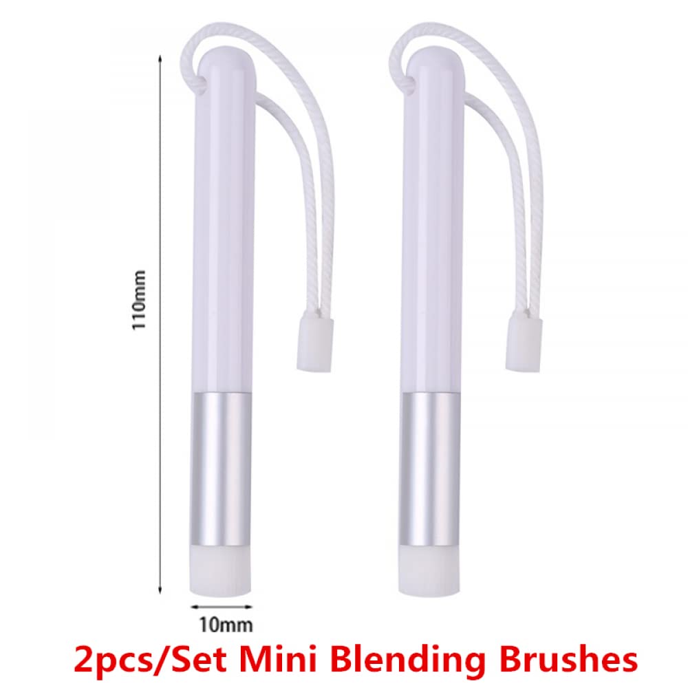 10 Pack Mini Blending Brushes Sets for Card Making Drawing Crafting Ink Paintbruhses Sets for Stamping Scrapbooking Background Card Stencils Die Cuts Card Making Scrapbooking Stamping Crafting Tool